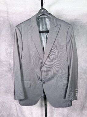 Randy Willard Custom Dark Gray Suit 46R / 36W Tailored Luxury Suit